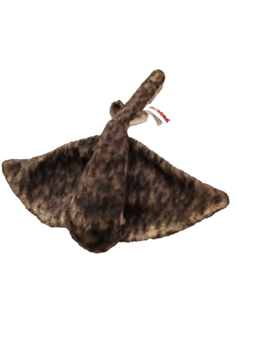 Aurora World Manta Ray Plush Toy Gray Black